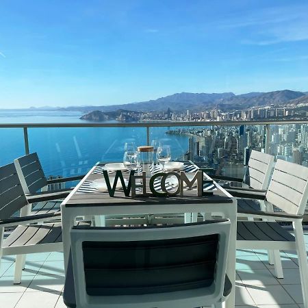 Apartmán Skyline 41 Gran Lujo, Terraza Grande Y Vistas Al Mar - Planta 41 Benidorm Exteriér fotografie