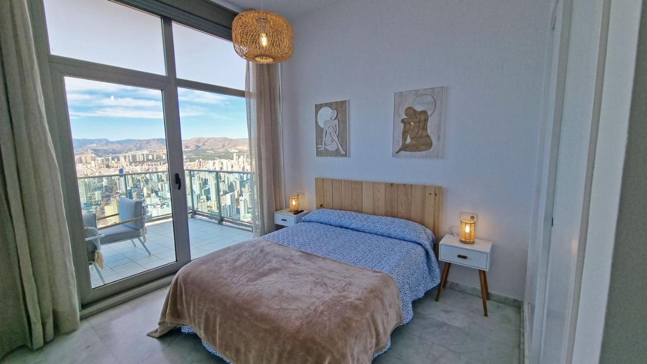 Apartmán Skyline 41 Gran Lujo, Terraza Grande Y Vistas Al Mar - Planta 41 Benidorm Exteriér fotografie