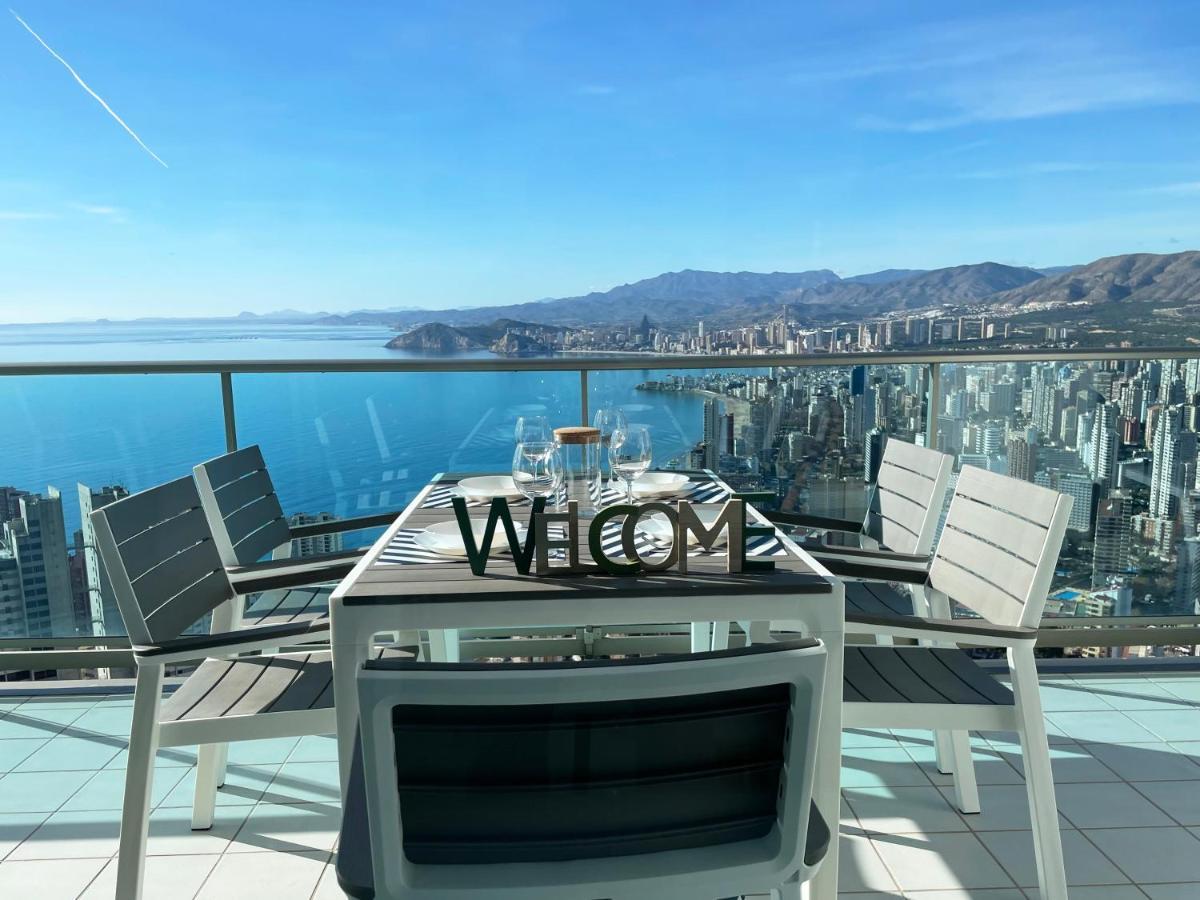Apartmán Skyline 41 Gran Lujo, Terraza Grande Y Vistas Al Mar - Planta 41 Benidorm Exteriér fotografie