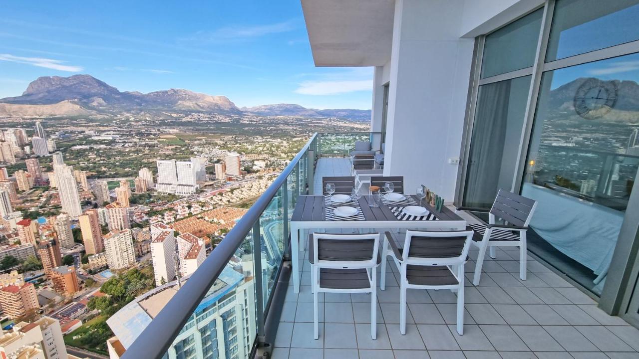 Apartmán Skyline 41 Gran Lujo, Terraza Grande Y Vistas Al Mar - Planta 41 Benidorm Exteriér fotografie