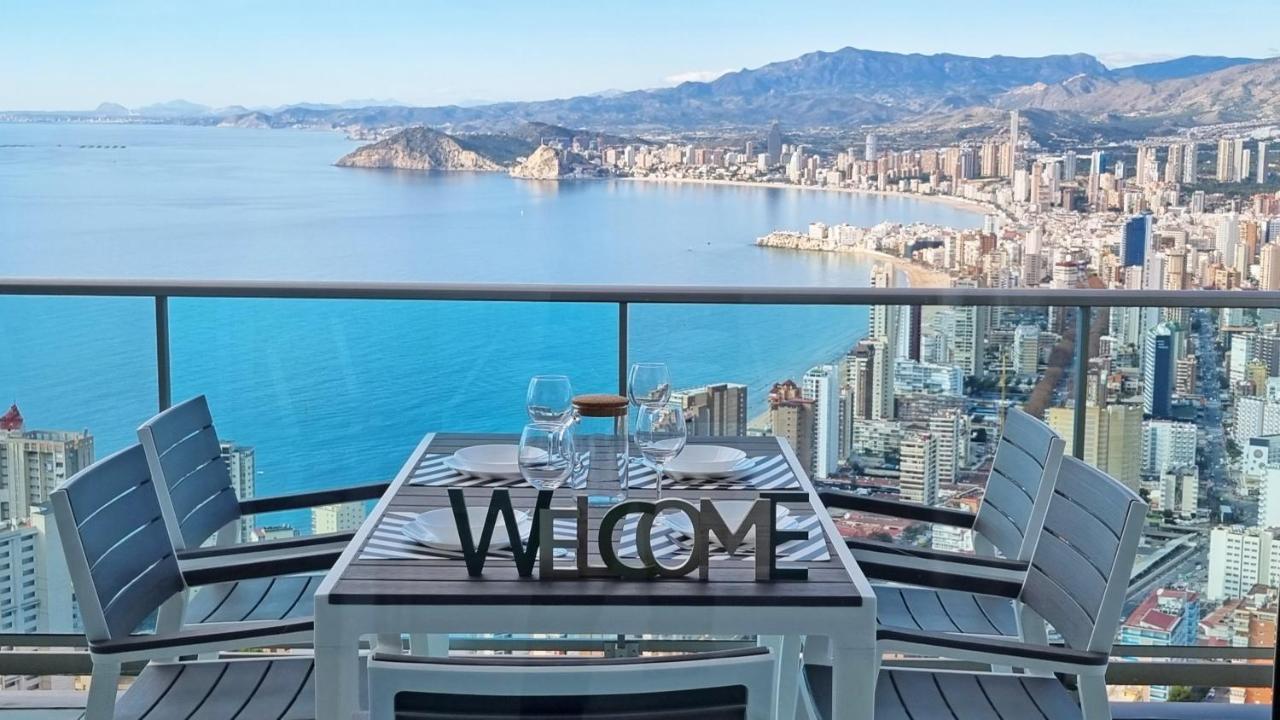 Apartmán Skyline 41 Gran Lujo, Terraza Grande Y Vistas Al Mar - Planta 41 Benidorm Exteriér fotografie