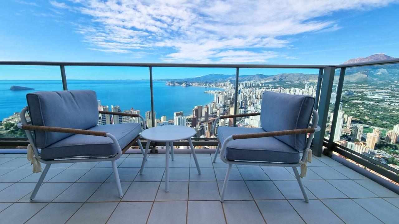 Apartmán Skyline 41 Gran Lujo, Terraza Grande Y Vistas Al Mar - Planta 41 Benidorm Exteriér fotografie