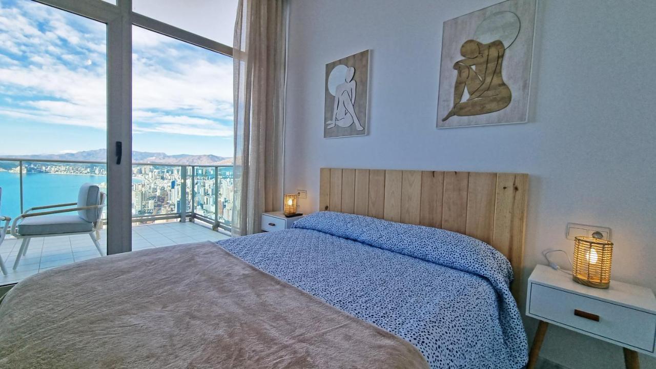 Apartmán Skyline 41 Gran Lujo, Terraza Grande Y Vistas Al Mar - Planta 41 Benidorm Exteriér fotografie