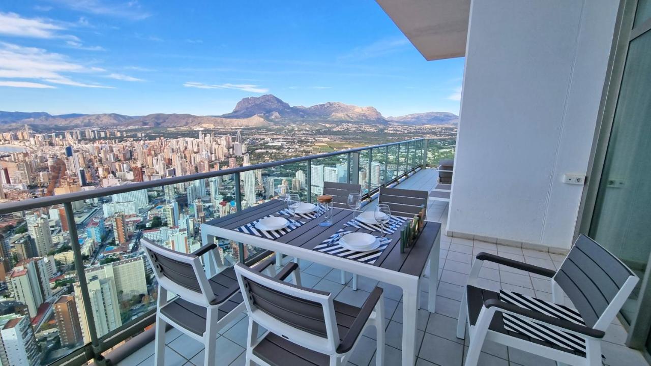Apartmán Skyline 41 Gran Lujo, Terraza Grande Y Vistas Al Mar - Planta 41 Benidorm Exteriér fotografie