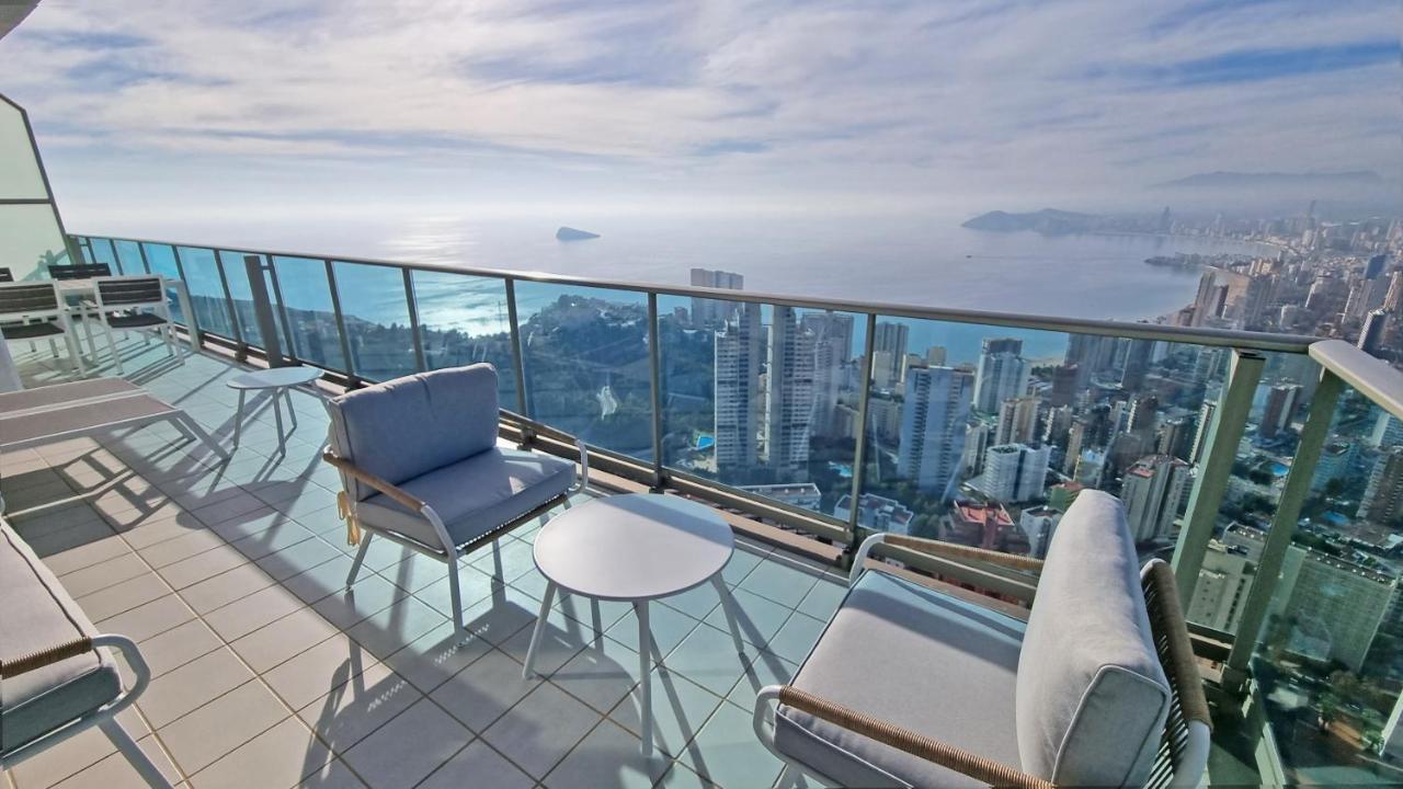 Apartmán Skyline 41 Gran Lujo, Terraza Grande Y Vistas Al Mar - Planta 41 Benidorm Exteriér fotografie