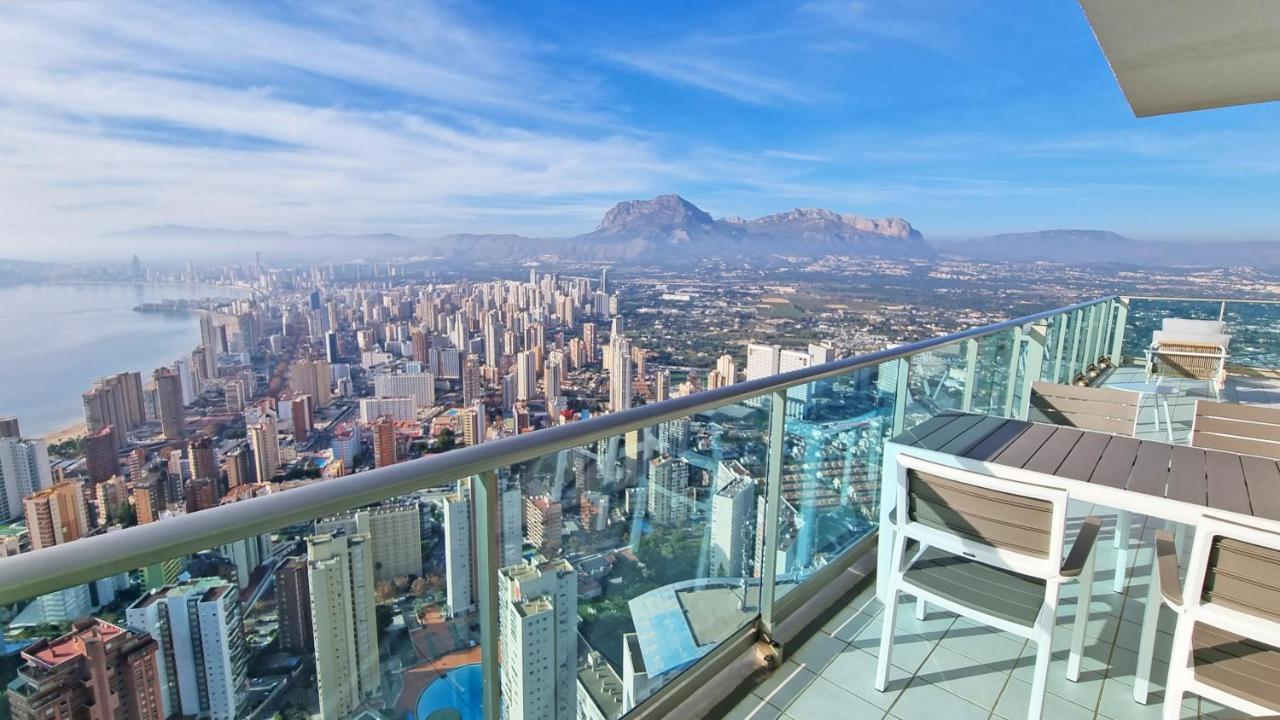 Apartmán Skyline 41 Gran Lujo, Terraza Grande Y Vistas Al Mar - Planta 41 Benidorm Exteriér fotografie